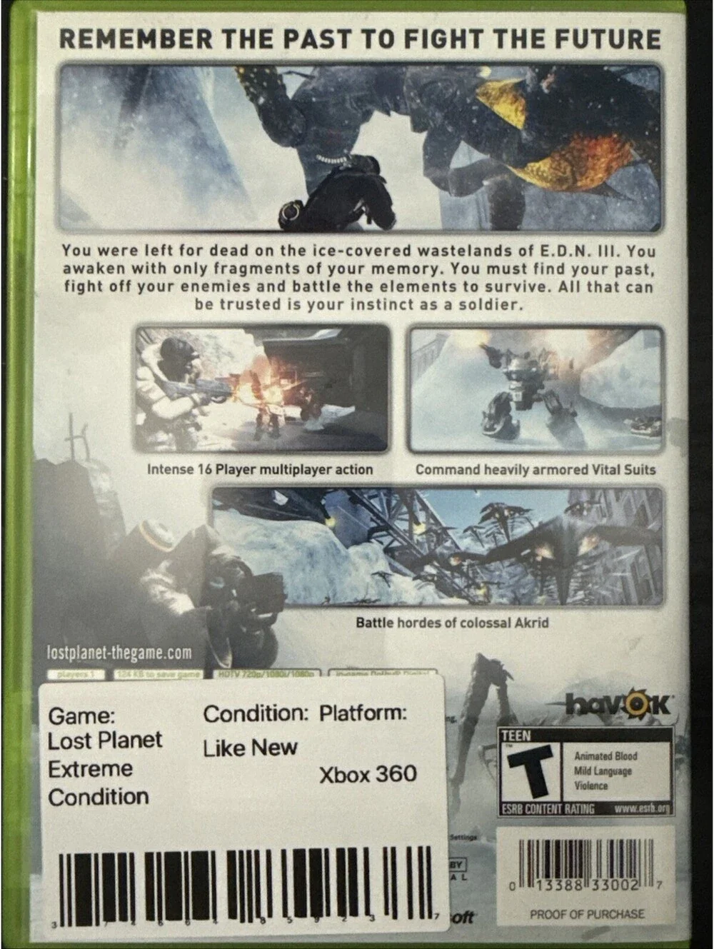 Lost Planet - Microsoft Xbox 360